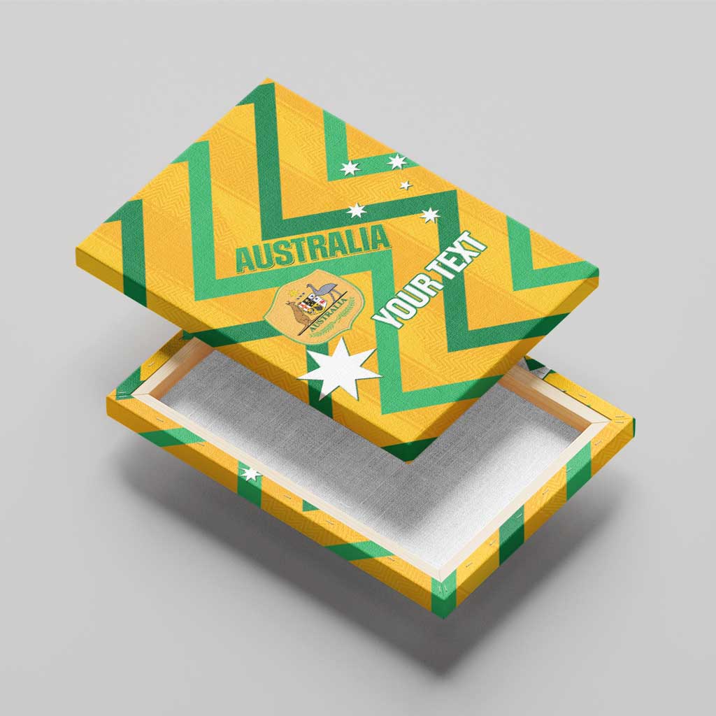 Custom Australia Socceroos Football Canvas Wall Art 2025 Sporty Version