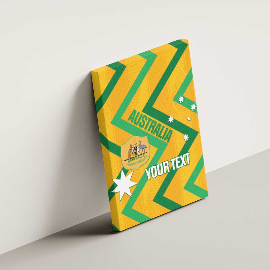 Custom Australia Socceroos Football Canvas Wall Art 2025 Sporty Version