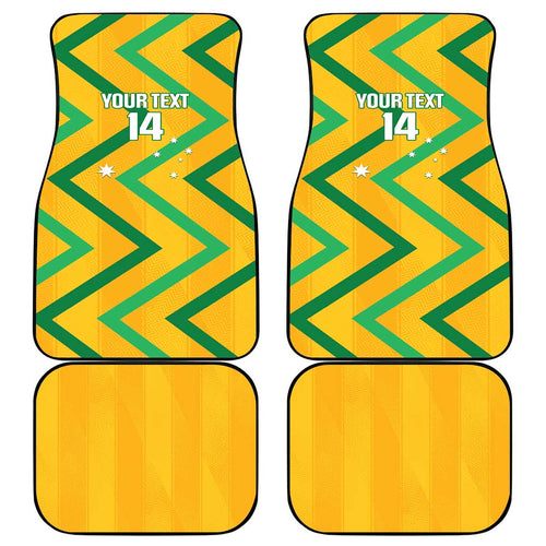 Custom Australia Socceroos Football Car Mats 2025 Sporty Version
