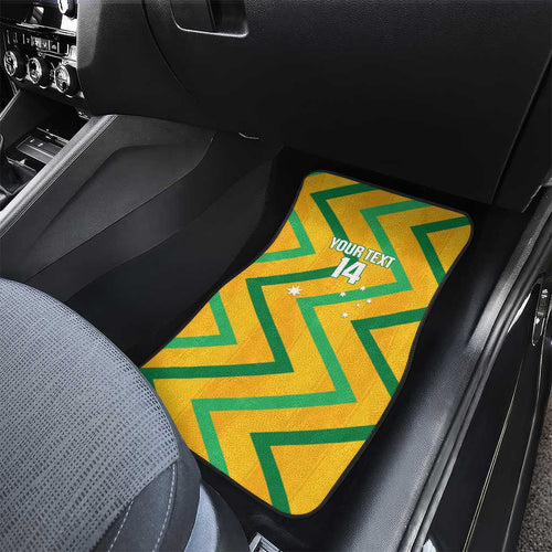 Custom Australia Socceroos Football Car Mats 2025 Sporty Version
