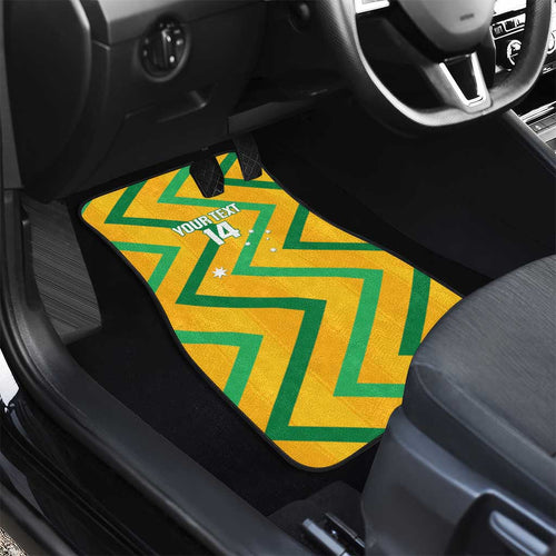 Custom Australia Socceroos Football Car Mats 2025 Sporty Version