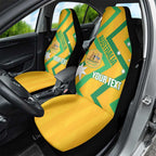 Custom Australia Socceroos Football Car Seat Cover 2025 Sporty Version