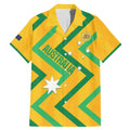 Custom Australia Socceroos Football Family Matching Mermaid Dress and Hawaiian Shirt 2025 Sporty Version