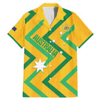 Custom Australia Socceroos Football Family Matching Mermaid Dress and Hawaiian Shirt 2025 Sporty Version