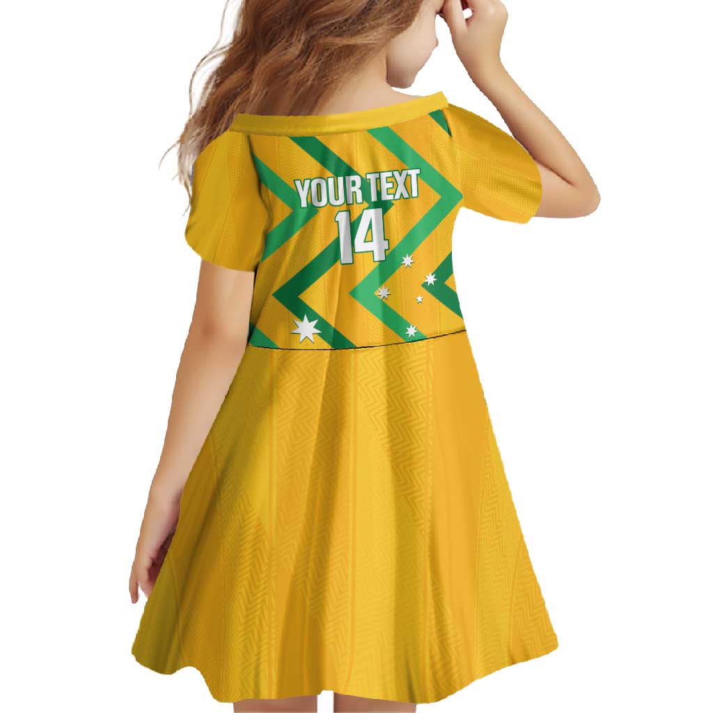 Custom Australia Socceroos Football Family Matching Off Shoulder Maxi Dress and Hawaiian Shirt 2025 Sporty Version