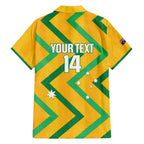 Custom Australia Socceroos Football Family Matching Puletasi and Hawaiian Shirt 2025 Sporty Version
