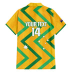 Custom Australia Socceroos Football Family Matching Short Sleeve Bodycon Dress and Hawaiian Shirt 2025 Sporty Version