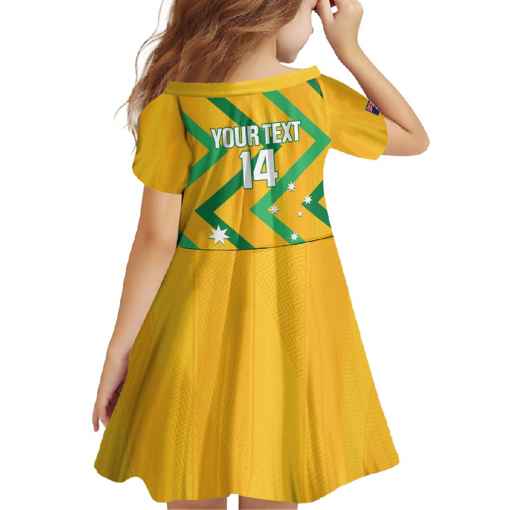 Custom Australia Socceroos Football Family Matching Summer Maxi Dress and Hawaiian Shirt 2025 Sporty Version