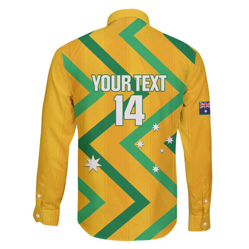 Custom Australia Socceroos Football Family Matching Summer Maxi Dress and Hawaiian Shirt 2025 Sporty Version