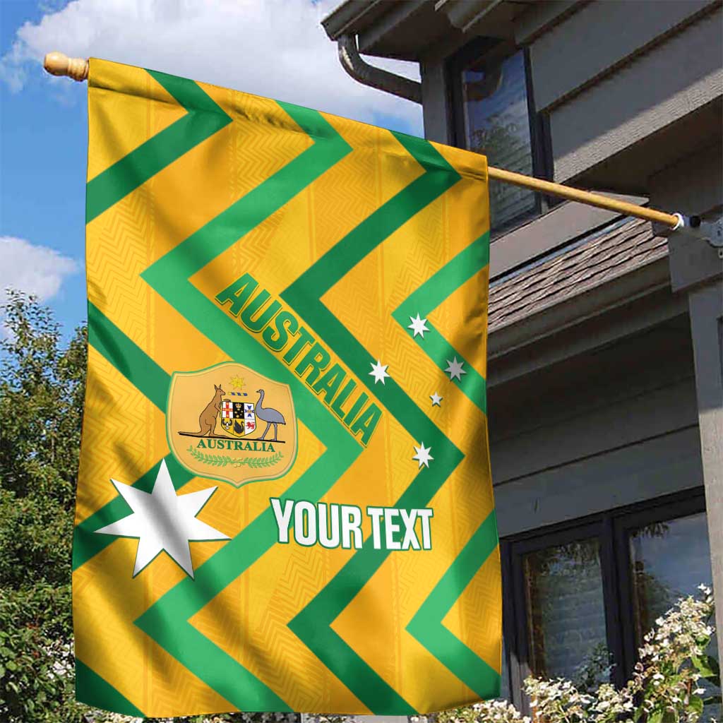 Custom Australia Socceroos Football Garden Flag 2025 Sporty Version