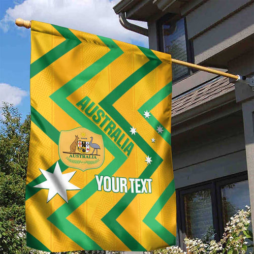 Custom Australia Socceroos Football Garden Flag 2025 Sporty Version