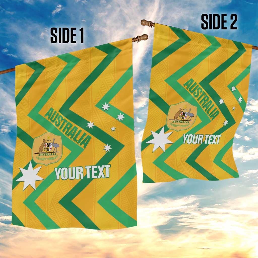 Custom Australia Socceroos Football Garden Flag 2025 Sporty Version