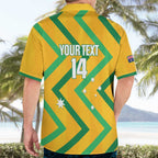 Custom Australia Socceroos Football Hawaiian Shirt 2025 Sporty Version