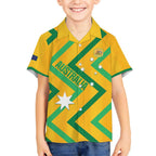 Custom Australia Socceroos Football Hawaiian Shirt 2025 Sporty Version