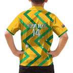 Custom Australia Socceroos Football Hawaiian Shirt 2025 Sporty Version