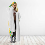 Custom Australia Socceroos Football Hooded Blanket 2025 Sporty Version