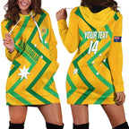 Custom Australia Socceroos Football Hoodie Dress 2025 Sporty Version