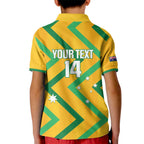 Custom Australia Socceroos Football Kid Polo Shirt 2025 Sporty Version