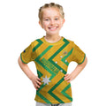 Custom Australia Socceroos Football Kid T Shirt 2025 Sporty Version