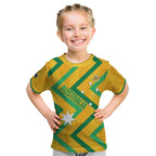 Custom Australia Socceroos Football Kid T Shirt 2025 Sporty Version