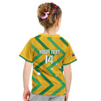 Custom Australia Socceroos Football Kid T Shirt 2025 Sporty Version