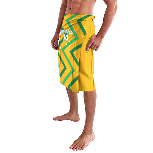 Custom Australia Socceroos Football Lavalava 2025 Sporty Version