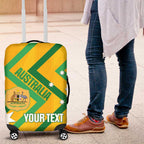 Custom Australia Socceroos Football Luggage Cover 2025 Sporty Version