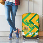 Custom Australia Socceroos Football Luggage Cover 2025 Sporty Version