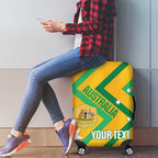 Custom Australia Socceroos Football Luggage Cover 2025 Sporty Version