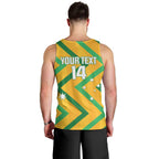 Custom Australia Socceroos Football Men Tank Top 2025 Sporty Version
