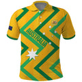 Custom Australia Socceroos Football Polo Shirt 2025 Sporty Version
