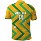 Custom Australia Socceroos Football Polo Shirt 2025 Sporty Version
