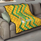 Custom Australia Socceroos Football Quilt 2025 Sporty Version