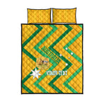 Custom Australia Socceroos Football Quilt Bed Set 2025 Sporty Version