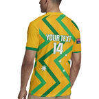 Custom Australia Socceroos Football Rugby Jersey 2025 Sporty Version
