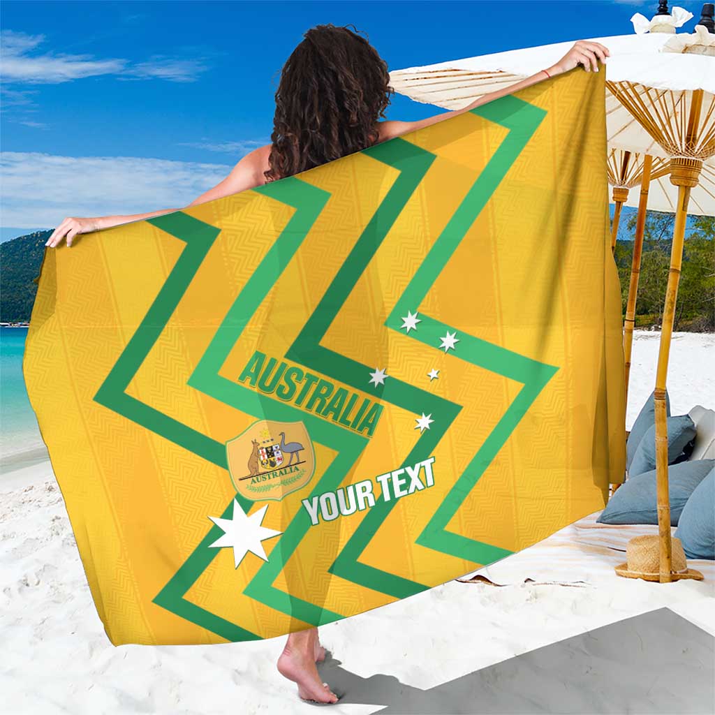 Custom Australia Socceroos Football Sarong 2025 Sporty Version