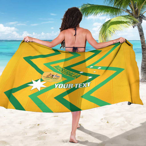 Custom Australia Socceroos Football Sarong 2025 Sporty Version
