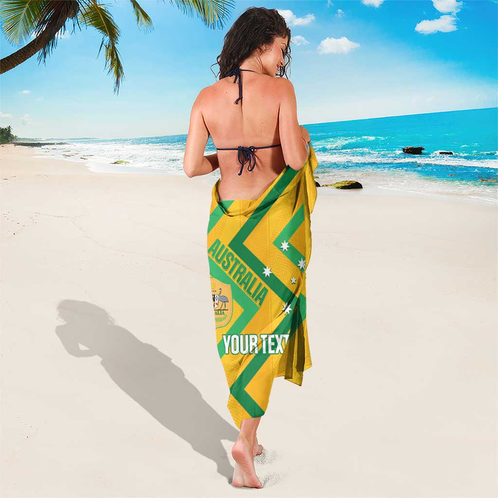 Custom Australia Socceroos Football Sarong 2025 Sporty Version