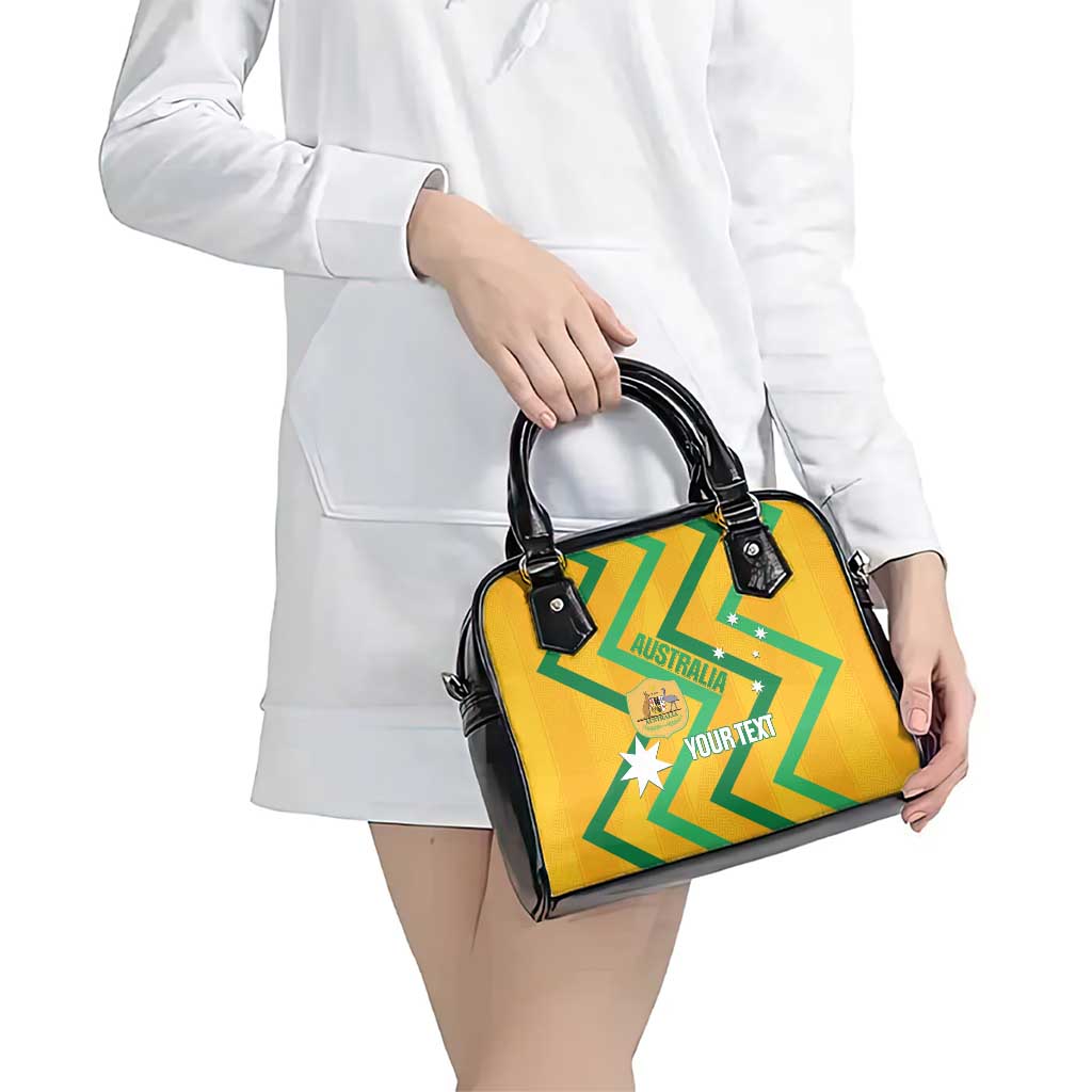 Custom Australia Socceroos Football Shoulder Handbag 2025 Sporty Version