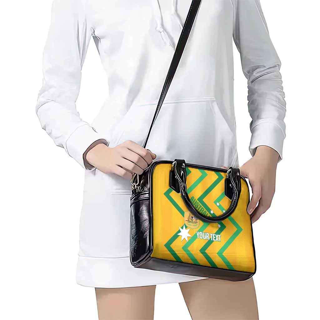 Custom Australia Socceroos Football Shoulder Handbag 2025 Sporty Version