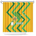 Custom Australia Socceroos Football Shower Curtain 2025 Sporty Version