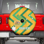 Custom Australia Socceroos Football Spare Tire Cover 2025 Sporty Version