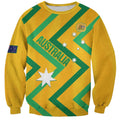 Custom Australia Socceroos Football Sweatshirt 2025 Sporty Version