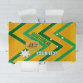 Custom Australia Socceroos Football Tablecloth 2025 Sporty Version