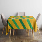 Custom Australia Socceroos Football Tablecloth 2025 Sporty Version