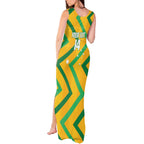 Custom Australia Socceroos Football Tank Maxi Dress 2025 Sporty Version