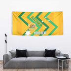 Custom Australia Socceroos Football Tapestry 2025 Sporty Version