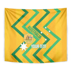 Custom Australia Socceroos Football Tapestry 2025 Sporty Version