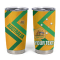 Custom Australia Socceroos Football Tumbler Cup 2025 Sporty Version