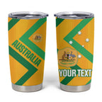 Custom Australia Socceroos Football Tumbler Cup 2025 Sporty Version